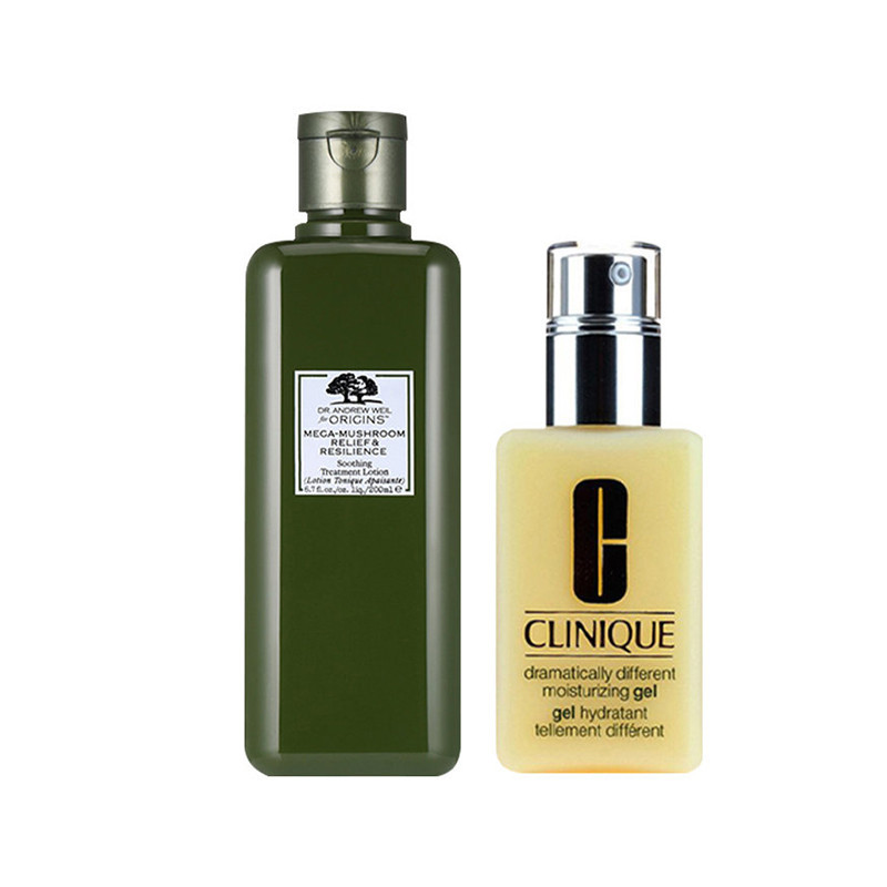 美国悦木之源ORIGINS菌菇水 200ml +CLINIQUE 倩碧无油黄油 125ml