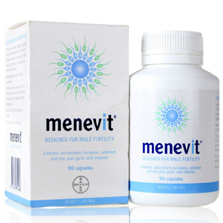 elevit爱乐维Menevit复合维生素 女男士备孕前中后期叶酸 男士提高精子质量90粒