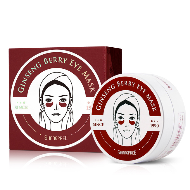 韩国香蒲丽SHANGPREE人参果修复眼膜贴60片