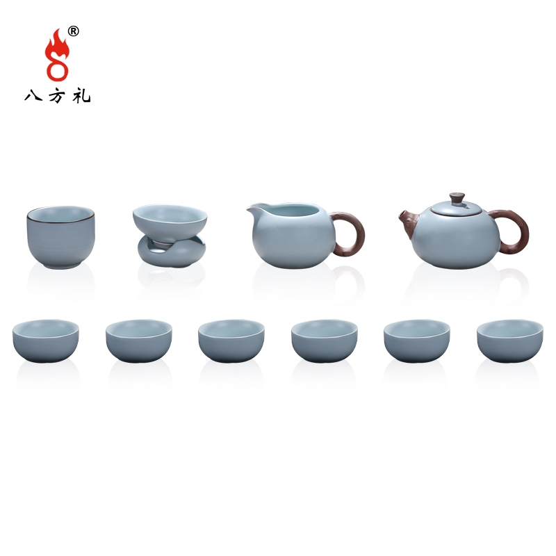 八方礼 西施壶11入茶具套组 茶杯 厨具 家居日用商务送礼