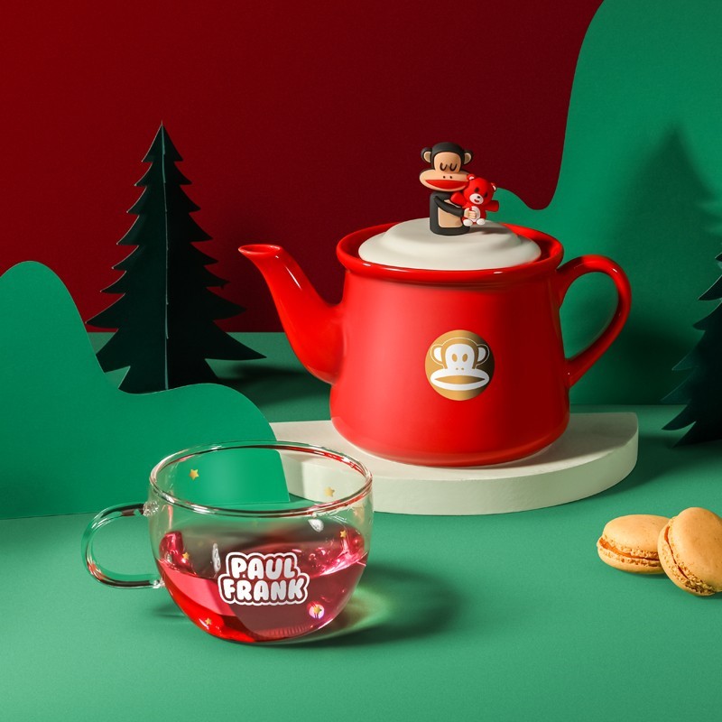 大嘴猴Paul Frank 咖啡壶组合600ML/300ML