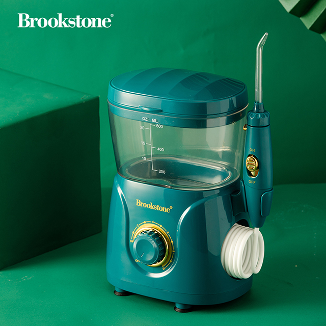 Brookstone博克斯通（DF) 冲牙器系列—台式家用款冲牙器墨绿色 BKST-Clean0001