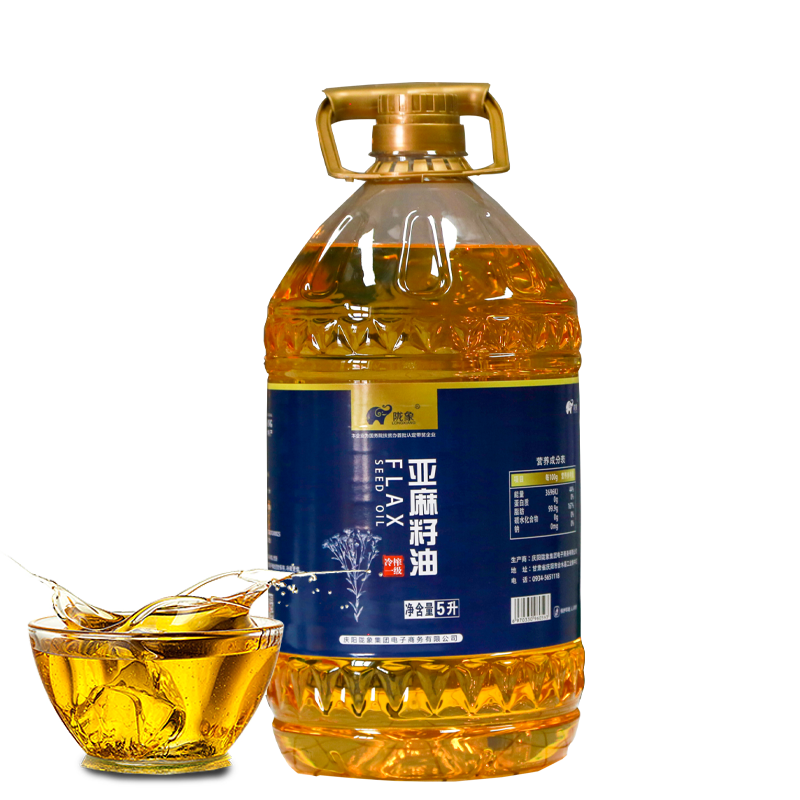 陇象-一级亚麻籽油 5L