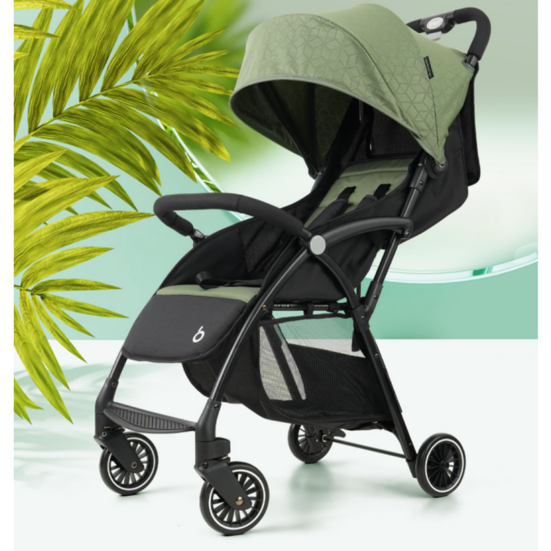 宝宝好【新款】A10三折手推车婴儿车可坐可躺便携推车可折叠童车