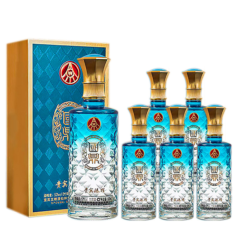 五粮液生态国鼎贵宾臻耀52度竹荪酒500ml含礼袋 500ml*6瓶