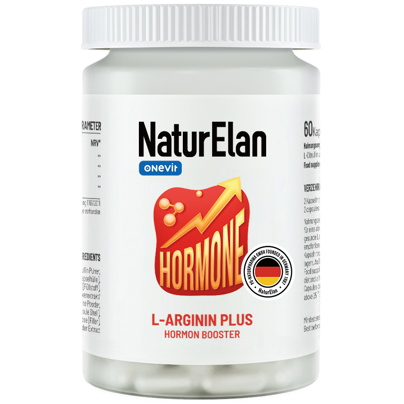 NaturElan 精氨酸荷尔蒙助推器胶囊 60粒 精子质量 提高性能力