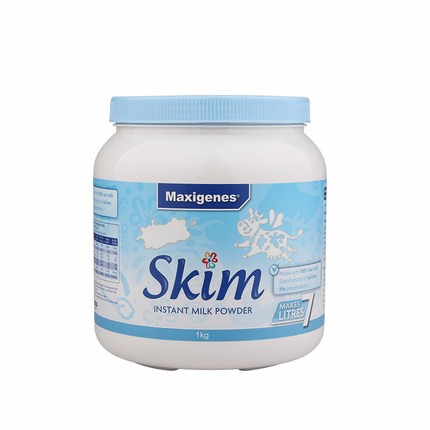 澳洲美可卓maxigenes蓝妹子脱脂奶粉1kg