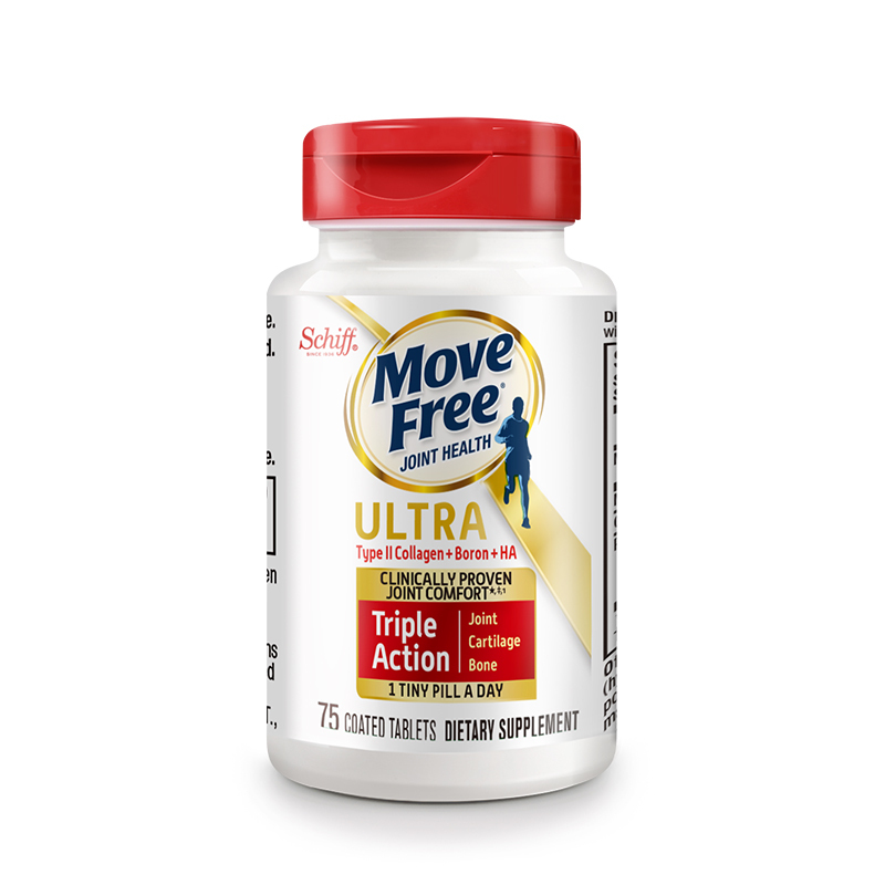 美国旭福Schiff Move Free氨糖维骨力片 白瓶75粒