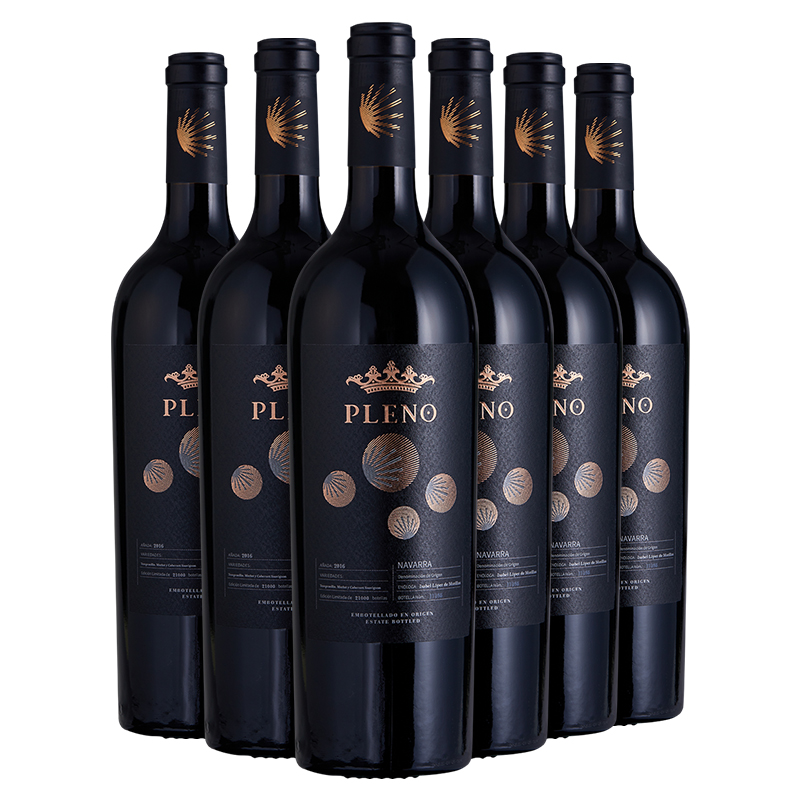 【年货礼盒】宝岚纳瓦拉原瓶原装进口红酒丹魄美乐赤霞珠混酿干红葡萄酒整箱6支装