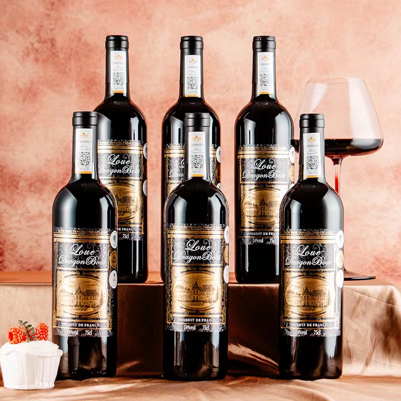 佩里庄园路易龙船法国进口路易龙船干红葡萄酒750ml*6瓶