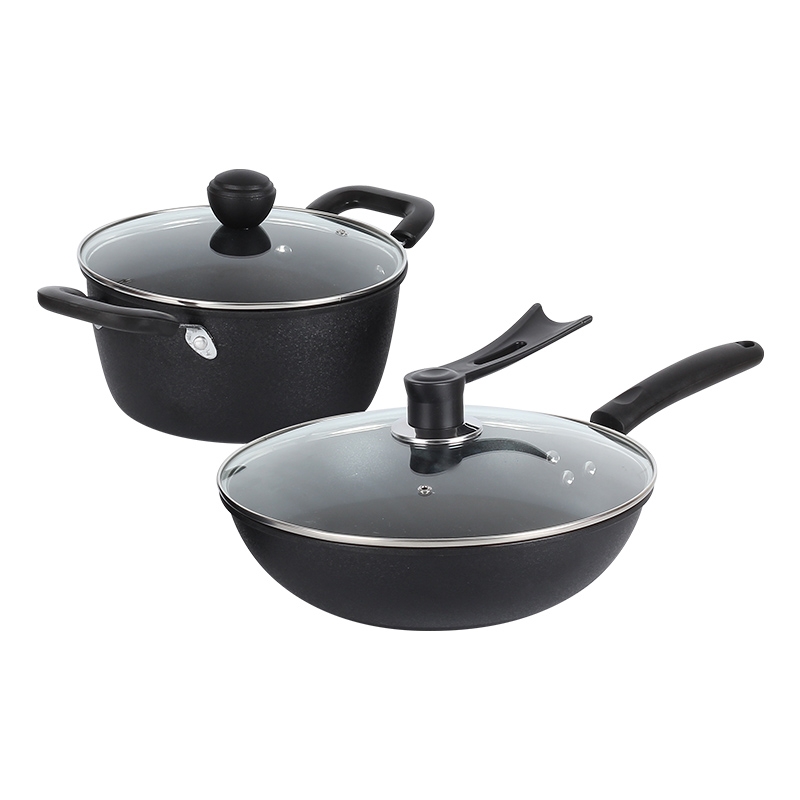 艾姆德 EMUND金色年华冰裂套装 DG-BL3024 30CM炒锅+24CM汤锅