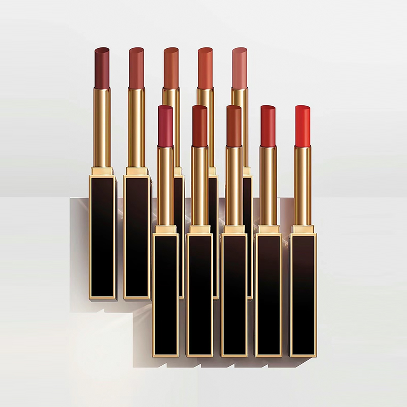 美国TOM FORD汤姆福特极细黑管口红9g 黑金极细管