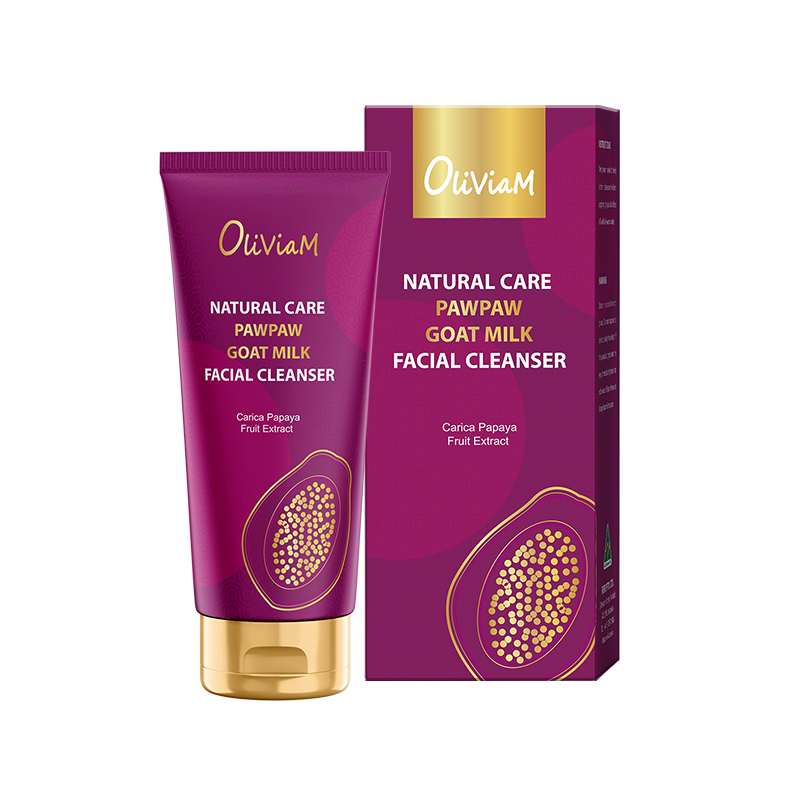 OLIVIAM澳莉维亚 澳洲木瓜羊奶氨基酸洁面乳清洁卸妆洗面奶100ml
