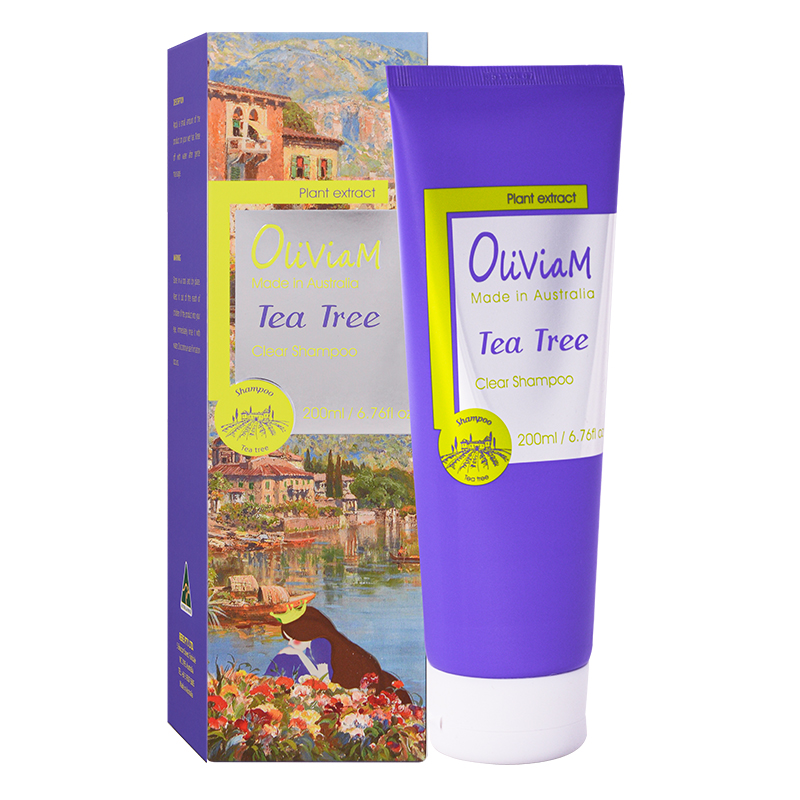 OLIVIAM澳莉维亚澳洲进口茶树净透洗发水清洁控油柔顺200ml