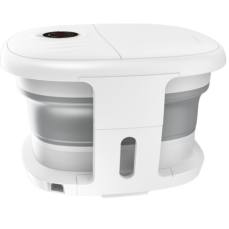 美的（Midea）折叠泡脚盆智能足浴盆泡脚桶足疗按摩器洗脚盆送男女朋友父母长辈MK-AJ0101