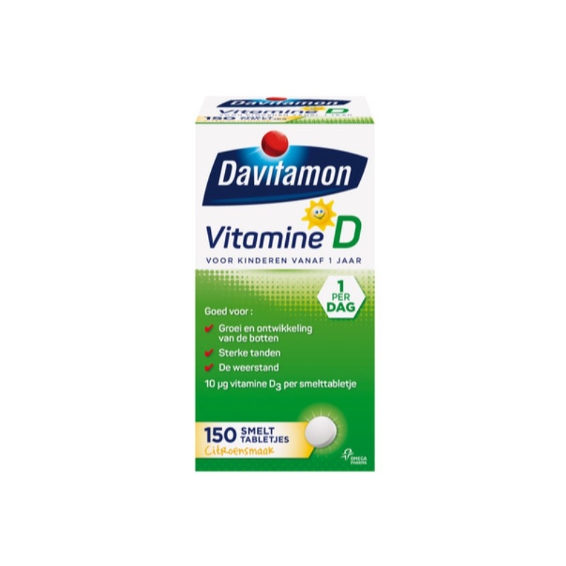 荷兰Davitamon宝宝维生素D3片剂 150粒