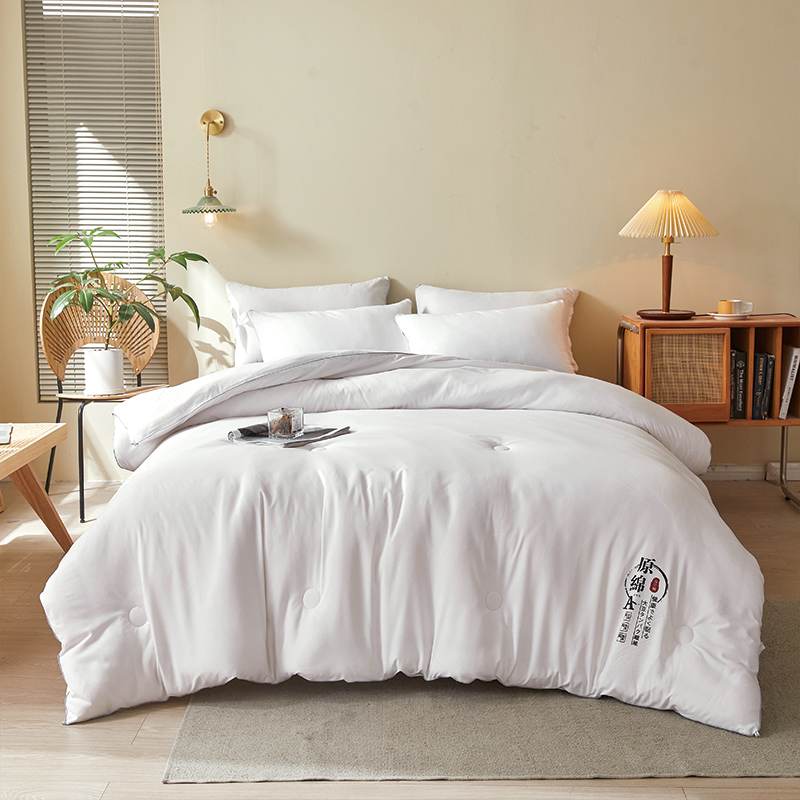無印良品2024新款原棉无染大豆被冬被成人儿童被子被芯