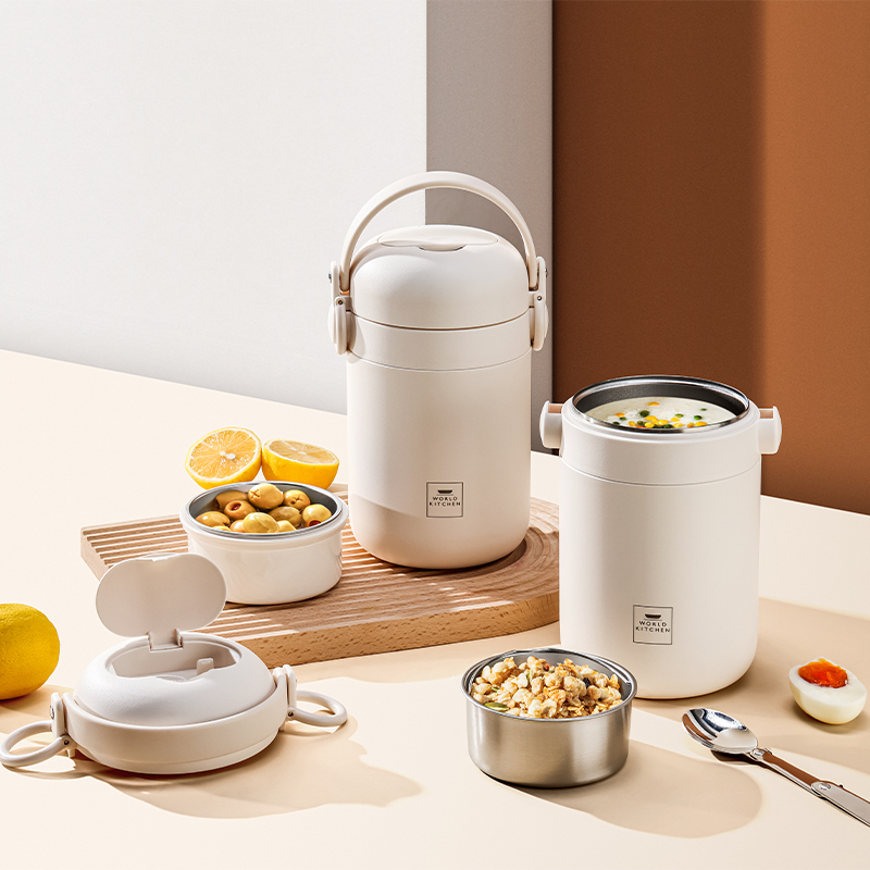 康宁(WORLD KITCHEN)米格慕雅不锈钢保温提锅1050ml WK-MGTG/KZ/JY