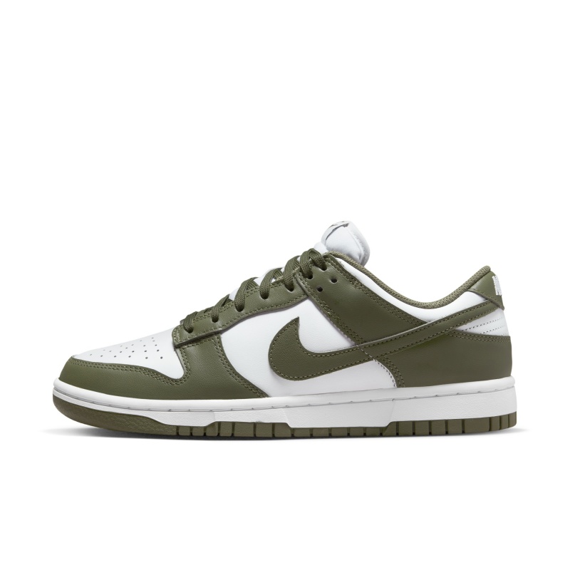 Nike耐克官方DUNK LOW女子运动鞋复古板鞋夏季低帮橄榄绿DD1503