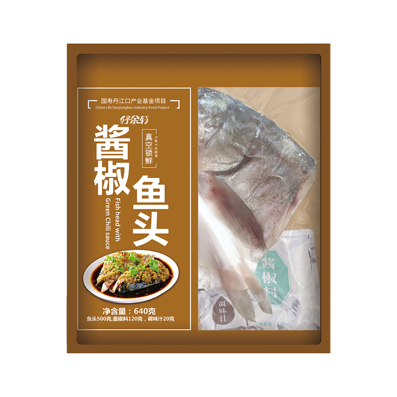 好余轩 酱椒鱼头640g/袋