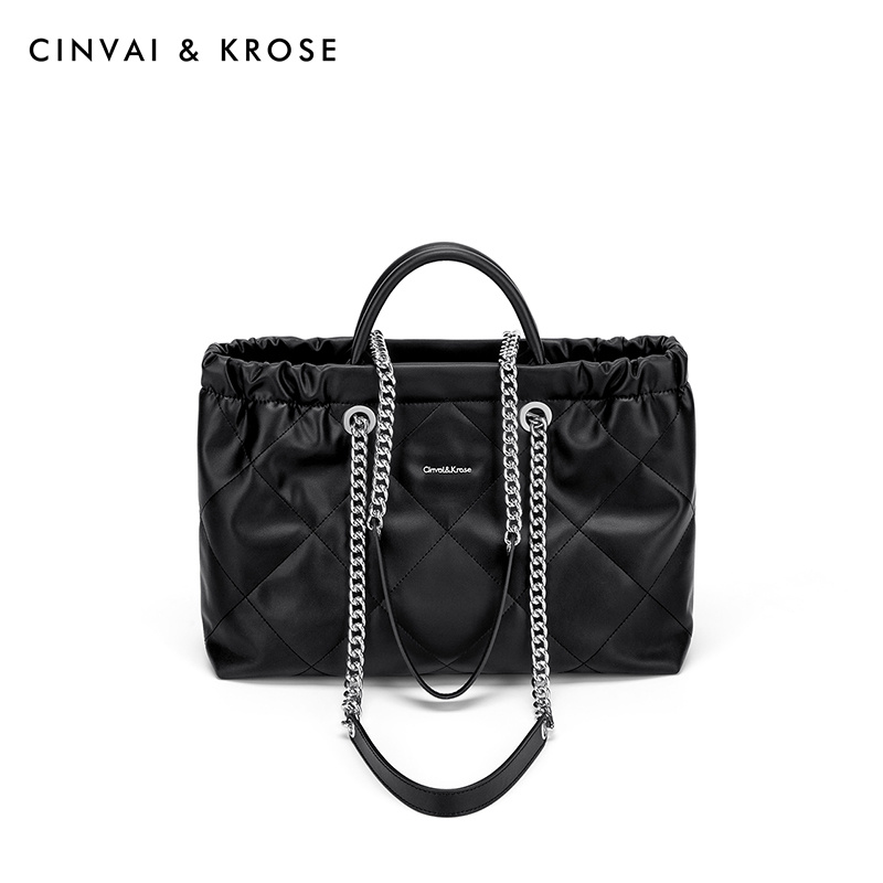 CinvaiKrose 官网旗舰店包包女新款大容量女包高级托特包单肩斜挎包