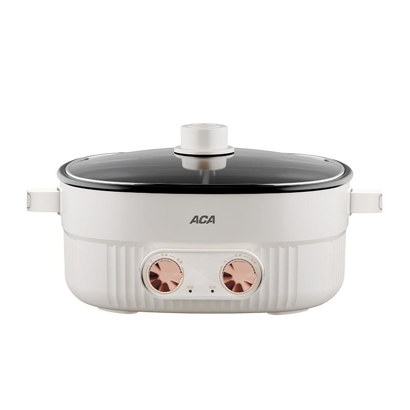 ACA/北美电器 双控鸳鸯电火锅锅 ALY-G05HG01J 大容量5L