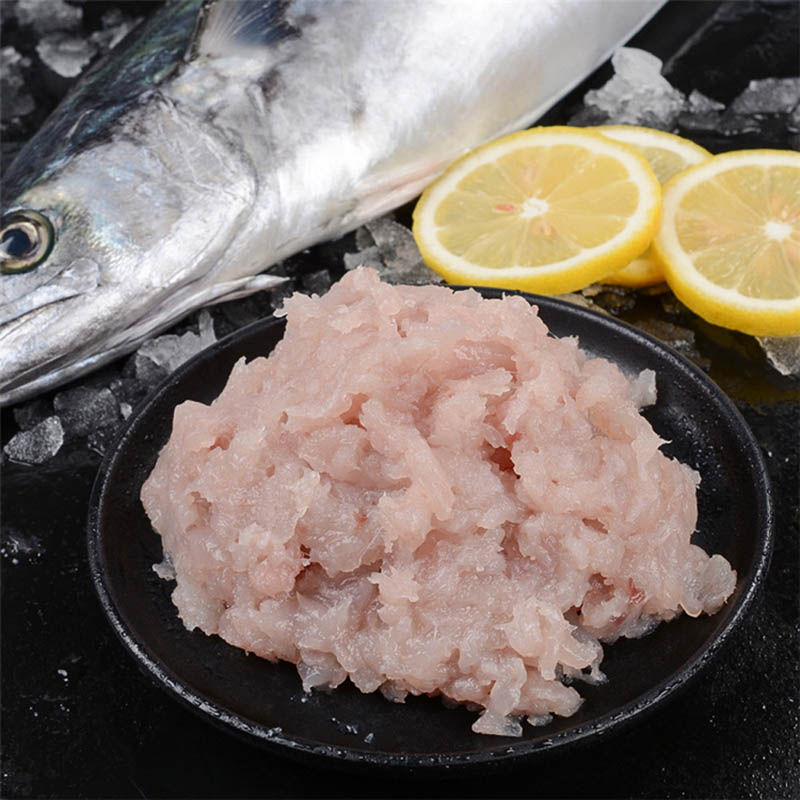 手打鲅鱼馅500克*3袋新鲜冷冻饺子馅海鲜水饺馅