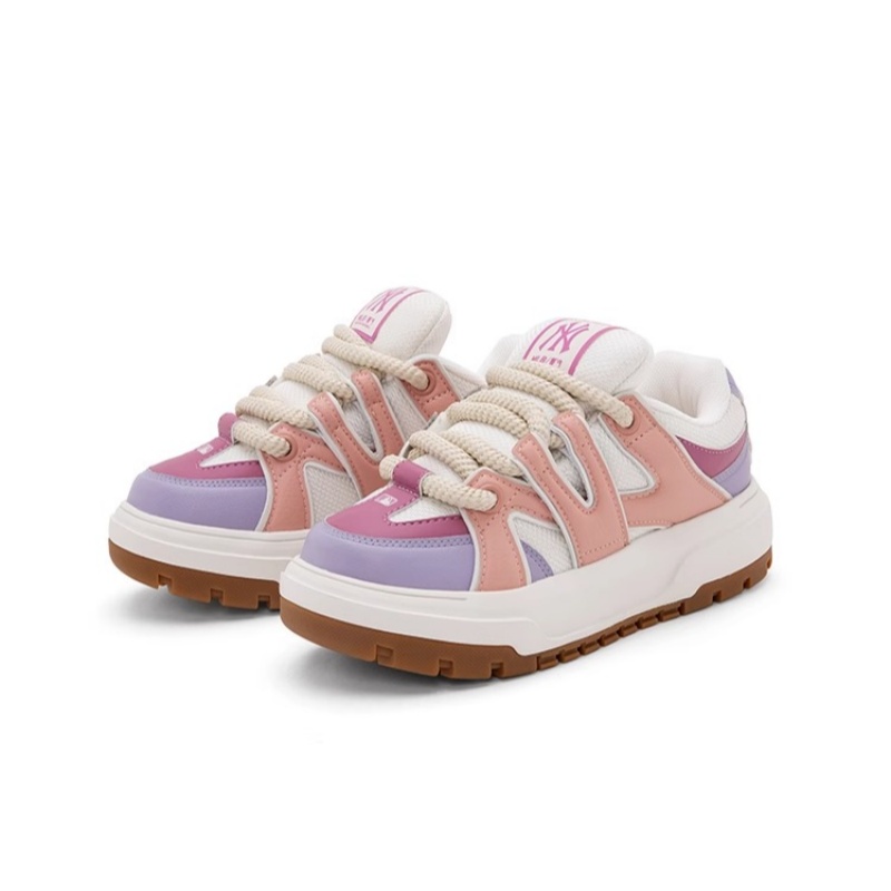 【正品保证】MLB官方情侣学院风立体logo学长鞋时尚厚底运动鞋24秋季新款SXCLB