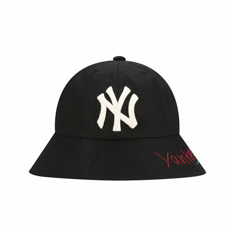 MLB棒球帽 黑色白标（带花）渔夫帽32CPHF911-50L-57