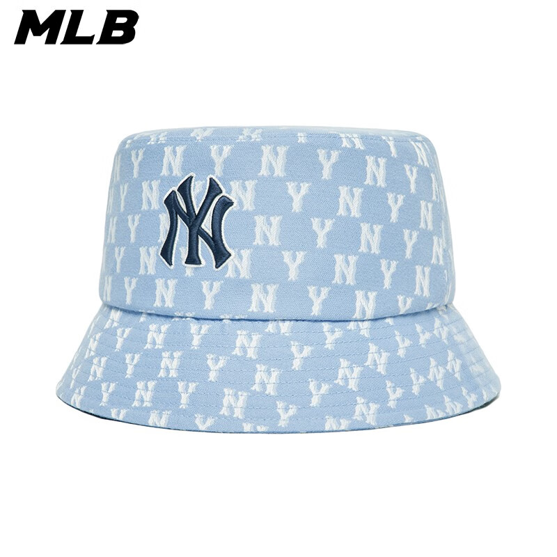 MLB 男女情侣款帽子复古老花渔夫帽遮阳休闲时尚夏季HTFF 纽约洋基队