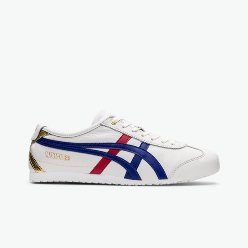 [经典]Onitsuka Tiger鬼塚虎MEXICO 66™男女复古烫金休闲小白鞋