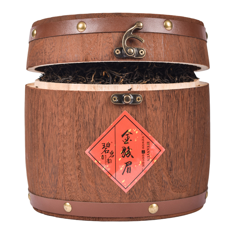 碧岩韵 茶木桶蜜香金骏眉红茶500g