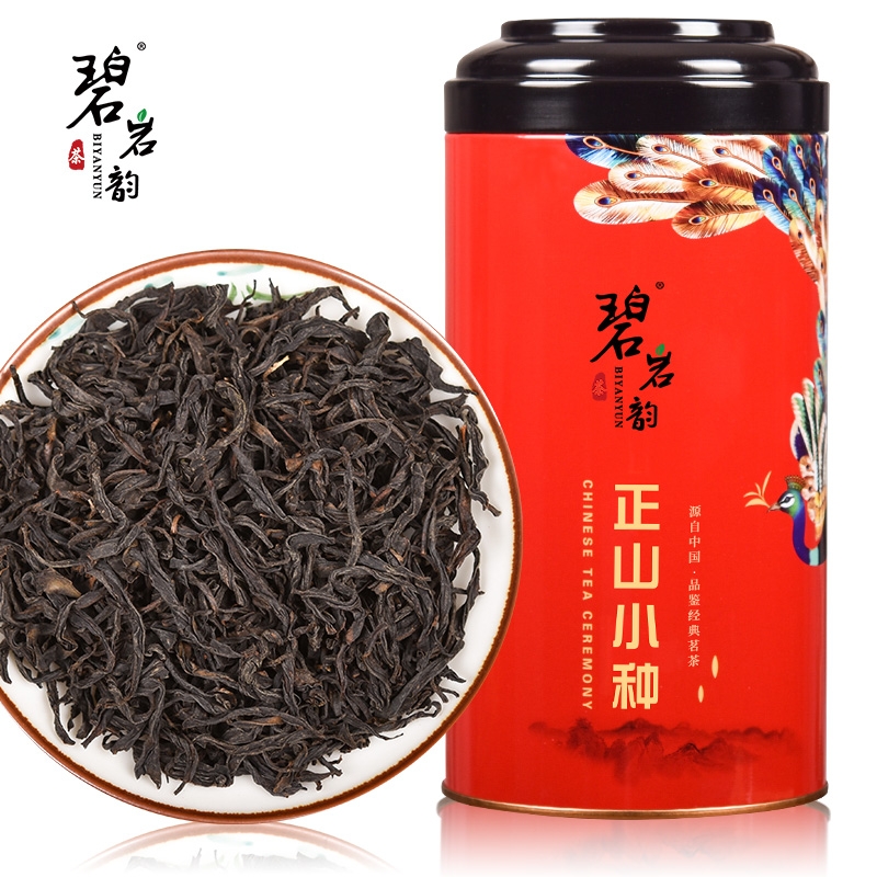 碧岩韵 茶孔雀红罐正山小种250g
