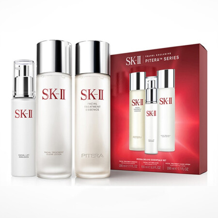 SK-II 多方位Pitera保湿修护套装 清莹露230ml+神仙水230ml+乳液100ml