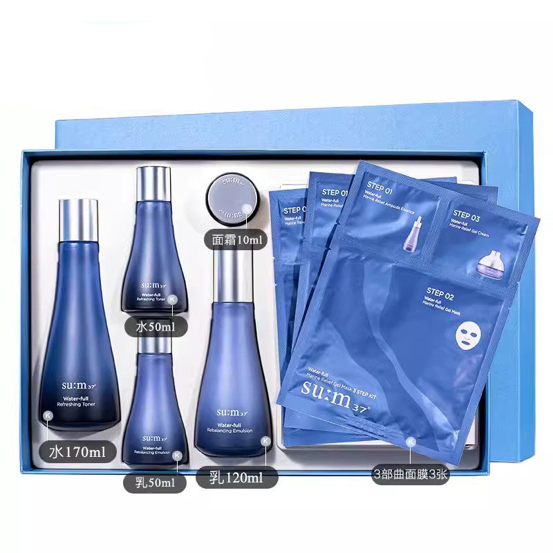 【韩国直邮】sum37苏秘呼吸惊喜水分两件套盒护肤品套装(版本随机)