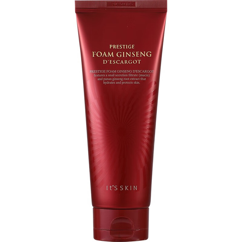 It&rsquo;s skin伊思红参蜗牛洗面奶 深层清洁提亮肤色焕活肌肤红润弹性补水保湿修复舒缓 150ml