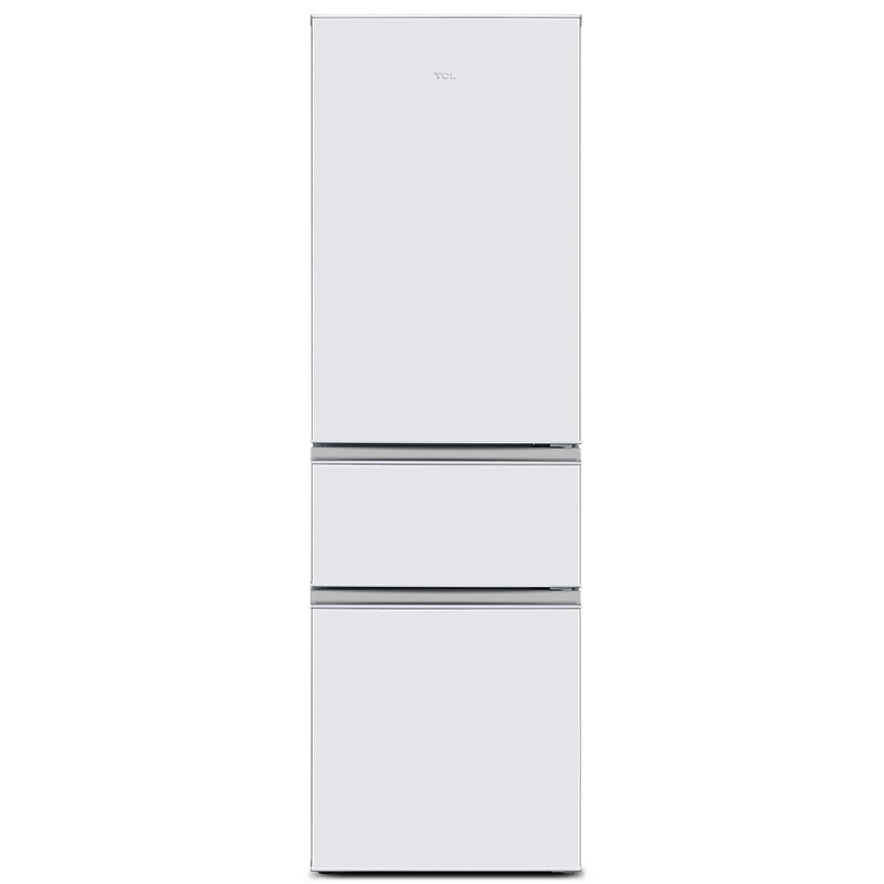 TCL 215升 三门 直冷微霜 中门软冷冻 即切即用（闪白银）BCD-215TC 闪白银