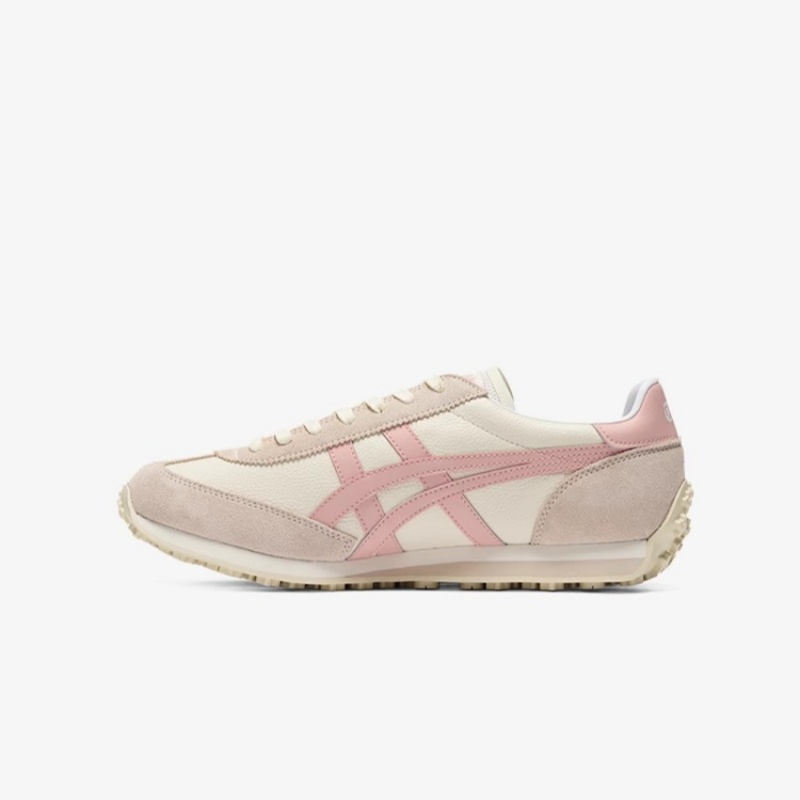 Onitsuka Tiger鬼塚虎EDR 78™米色粉色韩系休闲鞋阿甘鞋
