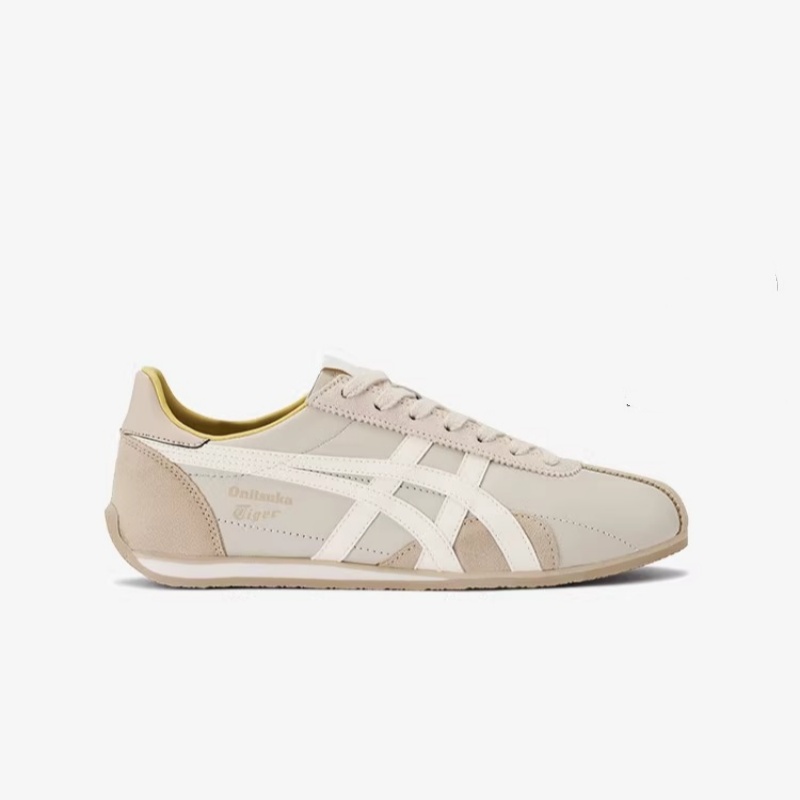 Onitsuka Tiger鬼塚虎RUNSPARK秋季米色复古运动鞋休闲鞋