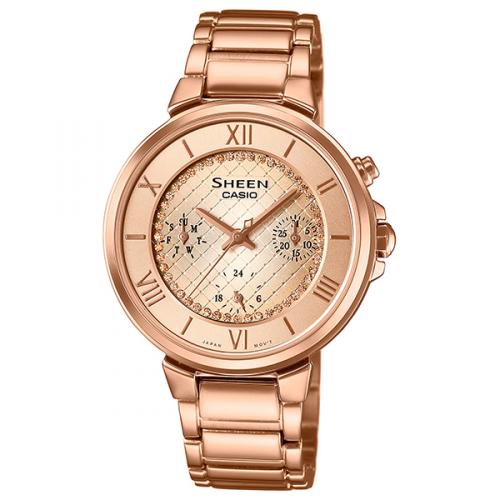 CASIO 卡西欧 SHEEN优雅系列 30.5毫米石英腕表SHE-3040GJ9AJF