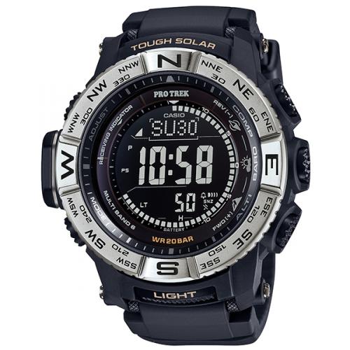 卡西欧（CASIO）Pro Trek PRW-3510-1JF多功能三重感应黑色运动户外腕表 BLACK NONE