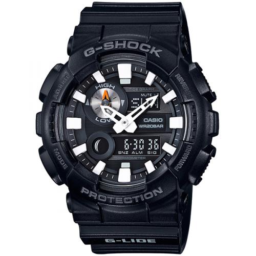 卡西欧（CASIO）男款日韩潮流防水抗震数字指针组合手表GAX-100B-1AJF