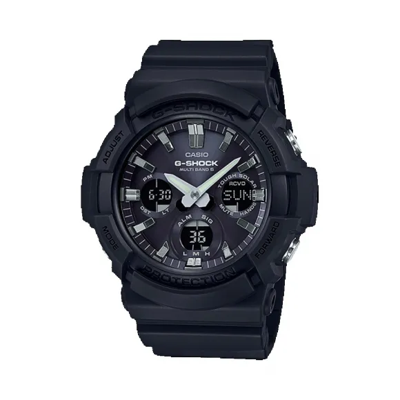 卡西欧/Casio G-SHOCK SOLAR WAVECEPTOR系列 电波太阳能防水运动男表GAW-100B-1AJF