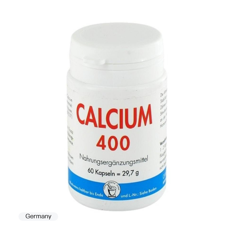 【荷兰直邮】CALCIUM 骨骼钙片400mg 60粒