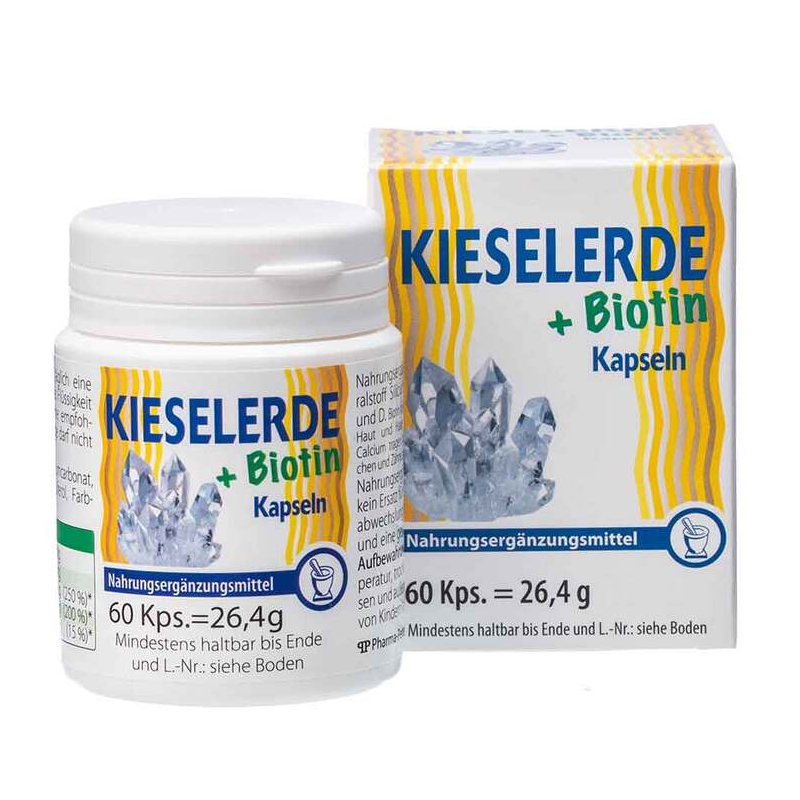 【荷兰直邮】KIESELERDE 二氧化硅+生物素胶囊60粒