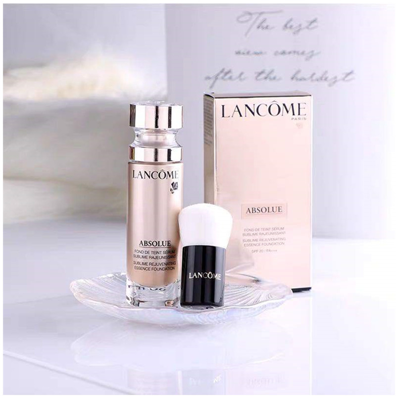 法国 Lancome兰蔻 菁纯臻颜精华粉底液30ml 持久高遮瑕防晒滋润